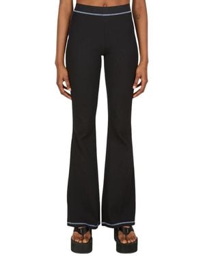 McQueen Wide Trousers - Black