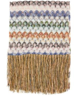 Missoni Accessoires ,Veelkleurig ,Winter Sjaal - Naturel