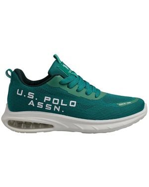 U.S. POLO ASSN. Dynamische Sportschoenen Met Ademend Mesh - Groen
