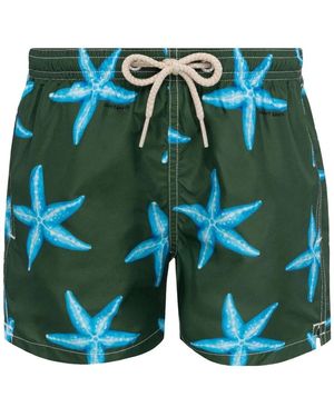 Mc2 Saint Barth Polyester Shorts Und Unterwäsche Set - Grün