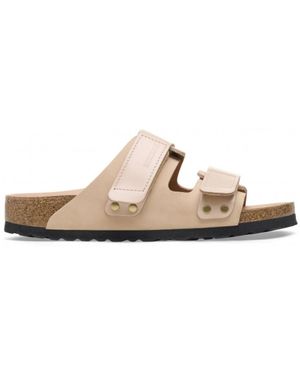 Birkenstock Uji Nubuck Leather Sandal - Pink