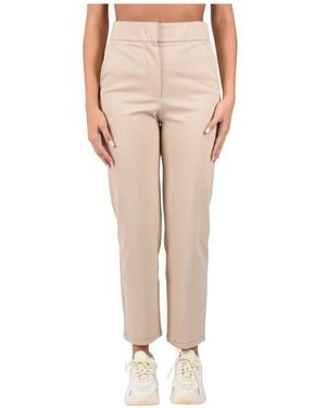 Max Mara Broeken ,Katoen Chino's - Naturel