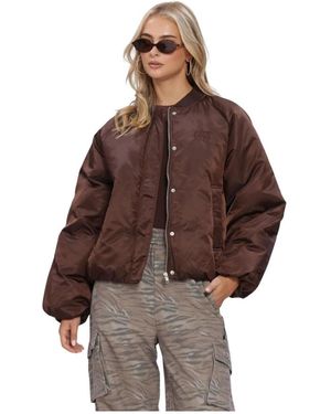 Alix The Label Jassen ,Bruin ,Nylon Nylon Jacket