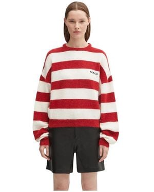 Fiorucci Round-Neck Knitwear - Rojo
