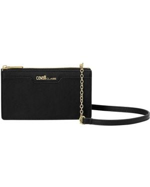 Roberto Cavalli Mini Crossbody Tas - Zwart