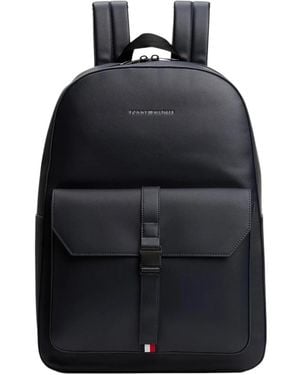 Tommy Hilfiger Minimalistischer Foundation Rucksack - Schwarz