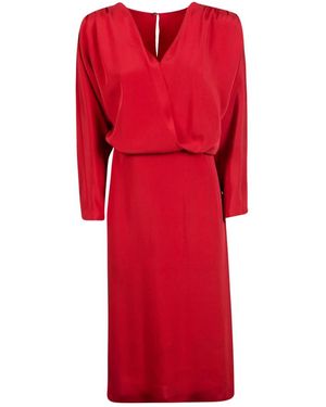 Alberta Ferretti Midi Dresses - Red