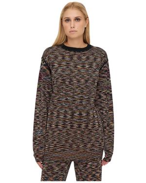 Missoni Truien & Vesten ,Bruin ,Wol Christus Christer Met Stromende Verwerking