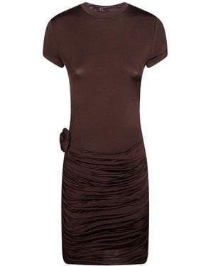 ROTATE BIRGER CHRISTENSEN Short Dresses - Brown