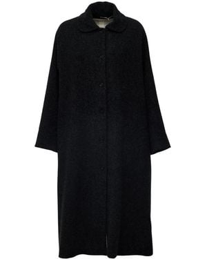 Apuntob Single-Breasted Coats - Negro