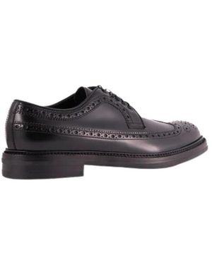 Lo.white Klassischer Schnürschuh 29005-Ner - Schwarz