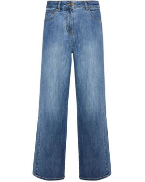 Elena Miro Wide Jeans - Blue