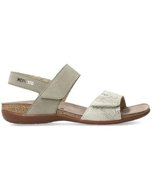 Mephisto Flat Sandals - Verde