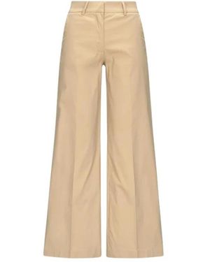 K-Way Wide Trousers - Natural