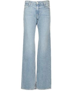 PAIGE Jolene Straight Leg Jeans - Blauw