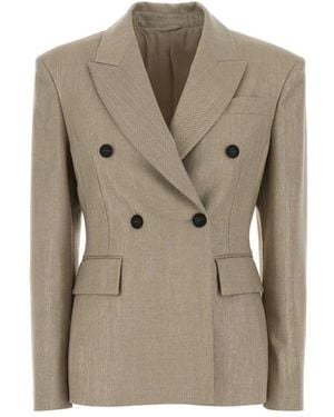 Brunello Cucinelli Blazers - Natural
