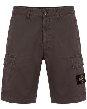 Stone Island Cargoshorts - Grijs
