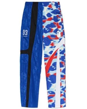 A Bathing Ape Wide Pants - Blue
