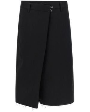 Maison Margiela Cropped Trousers - Negro