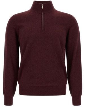 Brunello Cucinelli Cashmere Knitwear - Purple