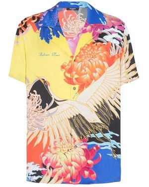 Balmain Short Sleeve Shirts - Multicolor
