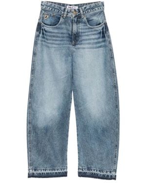 Lois Jeans ,Blauw ,Katoen Dali Hem