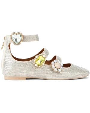 Kurt Geiger Ballerinas - Metallic