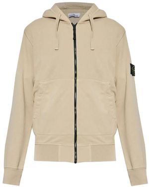 Stone Island Zip-Throughs - Neutro