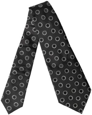 Dolce & Gabbana Krawatte Mit Polka-Dot-Jacquardmuster - Schwarz