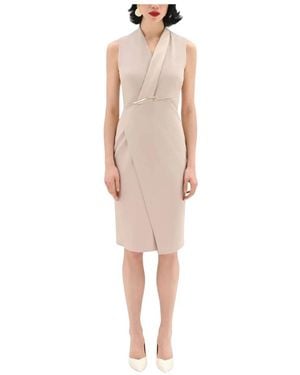 Rinascimento Wrap Jurk - Naturel