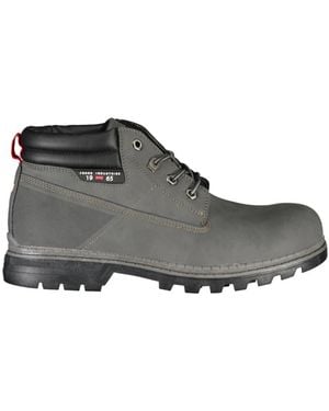 Carrera Lace-Up Boots - Gray