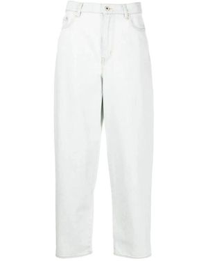 KENZO Loose Fit Jeans - White