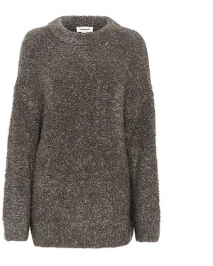 Soaked In Luxury Dunkelgrauer strickpullover