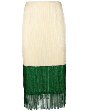 Elisabetta Franchi Midi Skirts - Verde