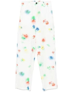 MSGM Straight Pants - White
