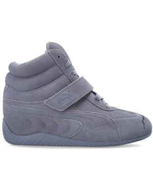 PUMA Fitness ,Grijs ,Suède Speedcat Wedge Tonal - Blauw