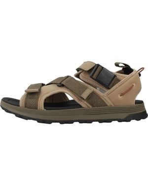 Clarks Trek Tide Flache Sandalen - Braun