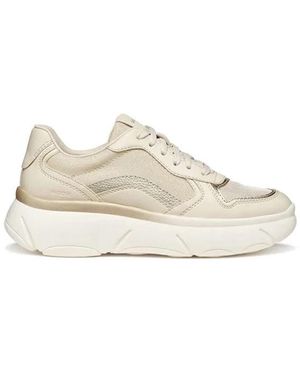Geox Schoenen ,Leer D Nebula 2.0 X - Wit