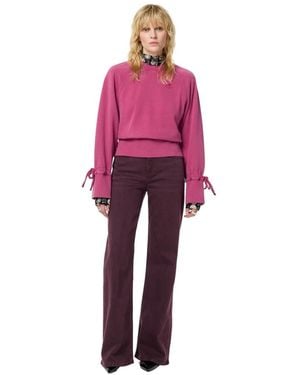 FABIENNE CHAPOT Thea Wide Leg Jeans - Rot