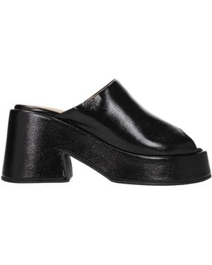 Ganni Heeled Mules - Black