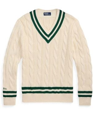 Polo Ralph Lauren V-Neck Knitwear - Neutro
