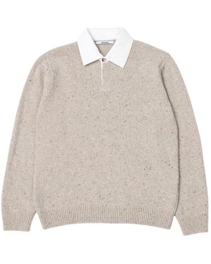 Edmmond Studios Round-Neck Knitwear - Natural
