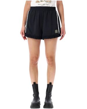 Ganni Short Shorts - Azul