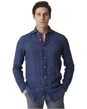Mazzarelli Casual Shirts - Blu