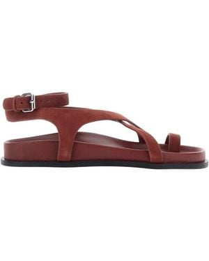 A.Emery Flat Sandals - Rosso