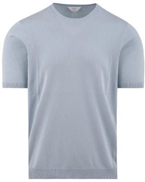 Malo Round-Neck Knitwear - Blauw