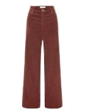 FRAME Broeken ,Rood ,Katoen Wijde Broek