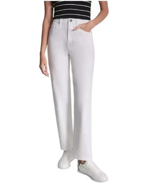 DKNY Jeans ,Wit ,Denim Straight Jeans