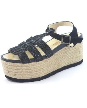 Espadrilles Wedges - Blue