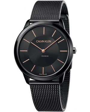 Calvin Klein Minimal Watches - Black